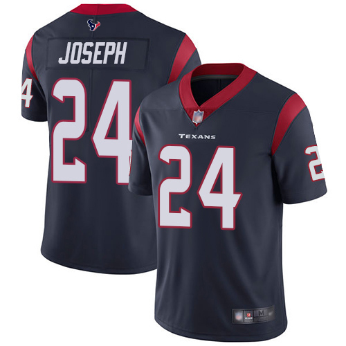Houston Texans #24 Johnathan Joseph Navy Blue Team Color Men's Stitched Vapor Untouchable Limited Jersey Men's