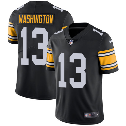 Pittsburgh Steelers #13 James Washington Black Team Color Youth Stitched Vapor Untouchable Limited Jersey Youth
