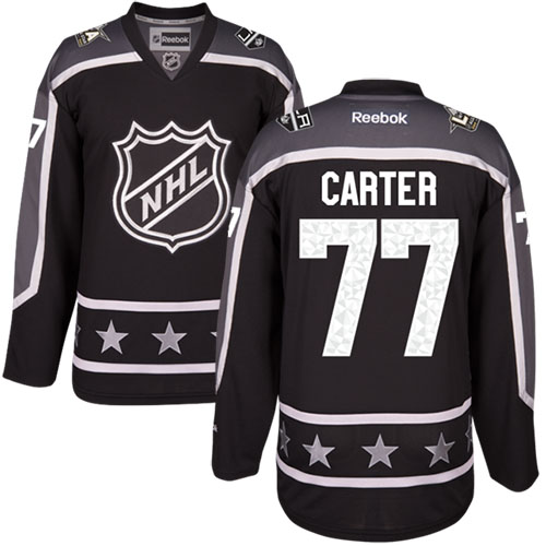 Los Angeles Kings #77 Jeff Carter Black 2017 All-Star Pacific Division Women's Stitched Jersey Womens
