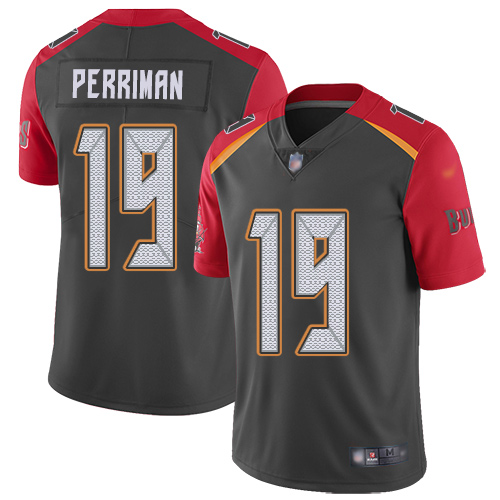 Tampa Bay Buccaneers #19 Breshad Perriman Gray Youth Stitched Limited Inverted Legend Jersey Youth