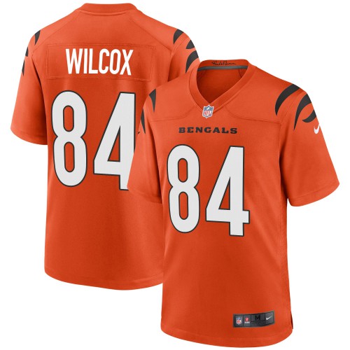 Cincinnati Cincinnati Bengals #84 Mitchell Wilcox Orange Alternate Game Jersey Men's