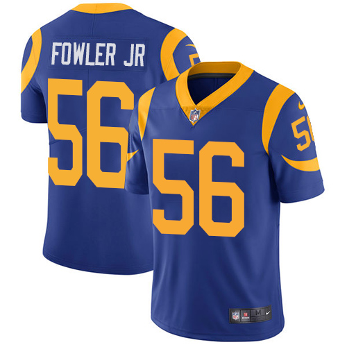 Los Angeles Rams #56 Dante Fowler Jr Royal Blue Alternate Men's Stitched Vapor Untouchable Limited Jersey Men's