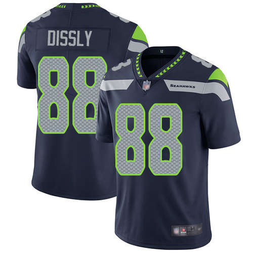 Seattle Seahawks #88 Will Dissly Steel Blue Team Color Youth Stitched Vapor Untouchable Limited Jersey Youth