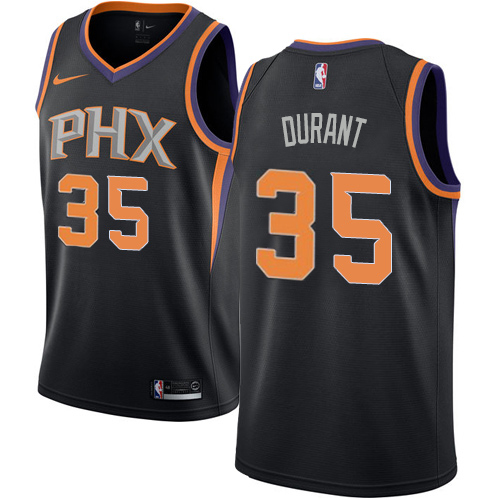 Suns #35 Kevin Durant Black Swingman Statement Edition Jersey