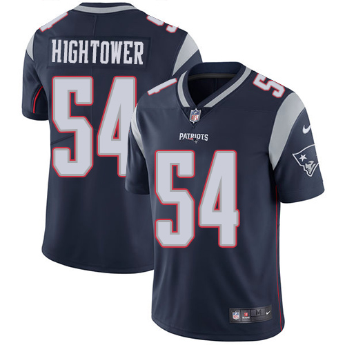 New England Patriots #54 Dont'a Hightower Navy Blue Team Color Youth Stitched Vapor Untouchable Limited Jersey Youth