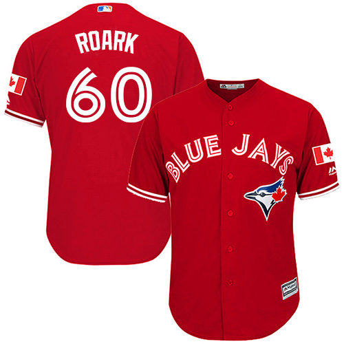 Toronto Blue Jays #60 Tanner Roark Red New Cool Base Stitched Jersey Men's
