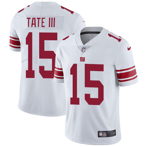 New York Giants #15 Golden Tate White Men's Stitched Vapor Untouchable Limited Jersey Men's