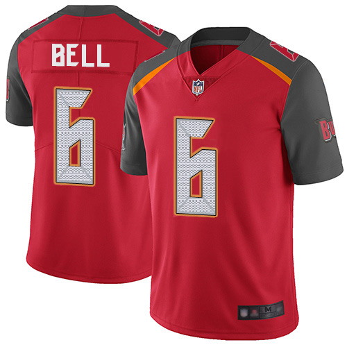 Tampa Bay Buccaneers #6 Le'Veon Bell Red Team Color Men's Stitched Vapor Untouchable Limited Jersey Men's