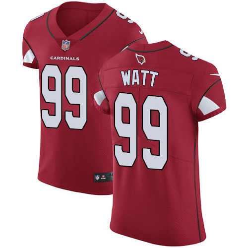 Cardinals #99 J.J. Watt Red Team Color Men's Stitched Vapor Untouchable Elite Jersey