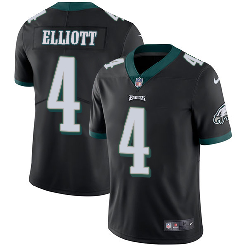Philadelphia Eagles #4 Jake Elliott Black Alternate Men's Stitched Vapor Untouchable Limited Jersey Men's