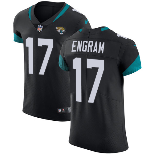 Jaguars #17 Evan Engram Black Team Color Men's Stitched Vapor Untouchable Elite Jersey