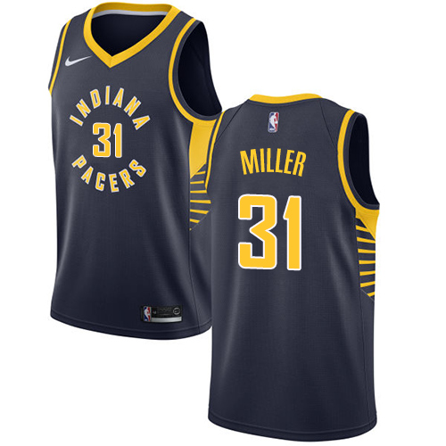 Indiana Pacers #31 Reggie Miller Navy Blue Youth Swingman Icon Edition Jersey Youth