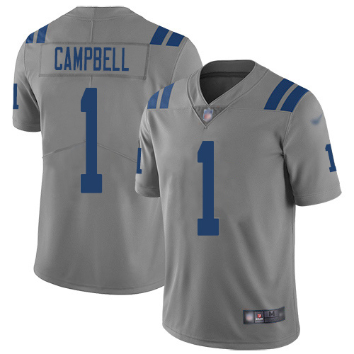 Colts #1 Parris Campbell Gray Youth Stitched Limited Inverted Legend Jersey