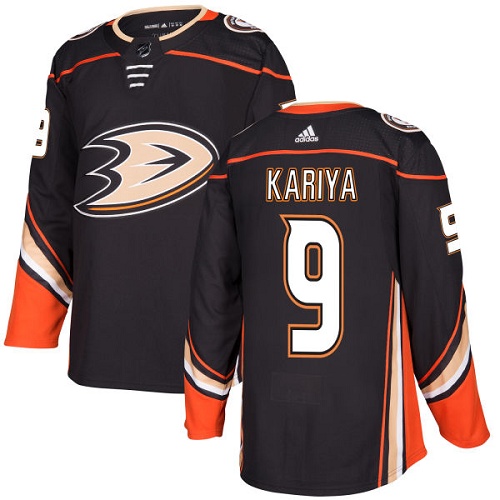 Adidas Anaheim Ducks #9 Paul Kariya Black Home Authentic Youth Stitched Jersey Youth