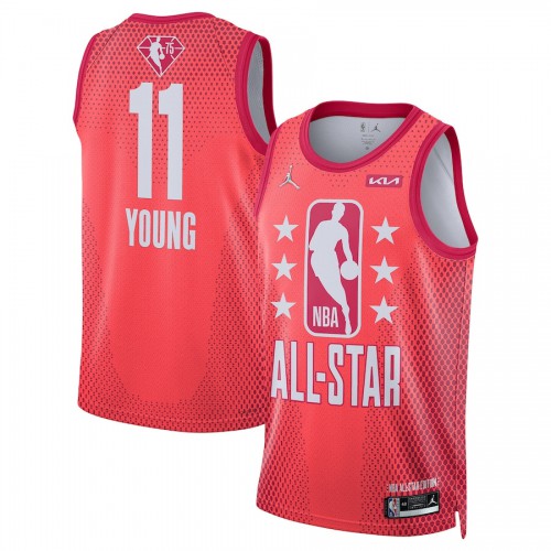 Atlanta Hawks #11 Trae Young Jordan Brand 2022 All-Star Game Swingman Jersey - Maroon Mens