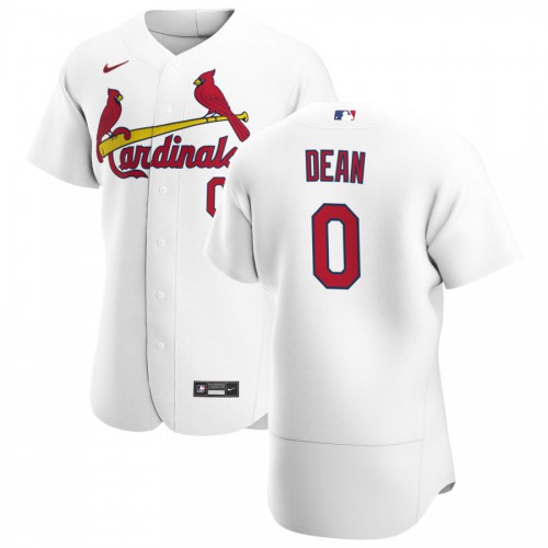 St. Louis St.Louis Cardinals #0 Austin Dean Men's White Home 2020 Authentic Player Jersey Men's