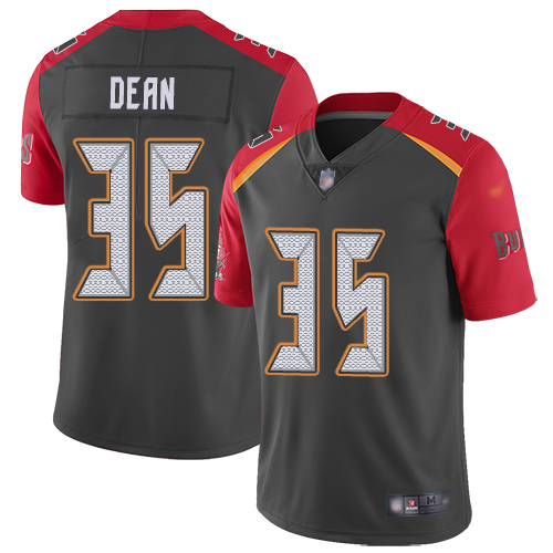 Tampa Bay Buccaneers #35 Jamel Dean Gray Youth Stitched Limited Inverted Legend Jersey Youth