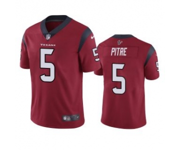 Men's Youth Women's Houston Texans #5 Jalen Pitre Red Vapor Untouchable Limited Stitched Jersey