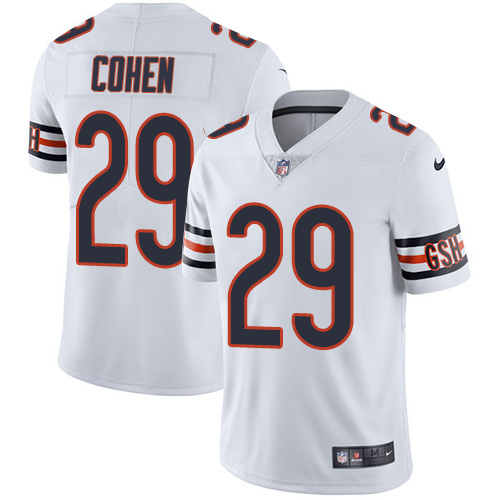 Bears #29 Tarik Cohen White Youth Stitched Vapor Untouchable Limited Jersey