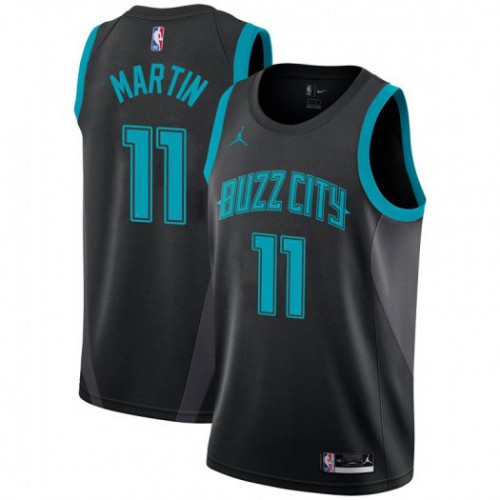 Charlotte Hornets #11 Cody Martin Black Youth Jordan Swingman City Edition 2018/19 Jersey Youth