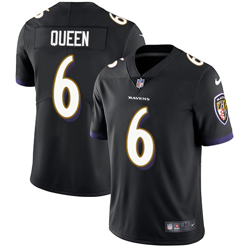 Ravens #6 Patrick Queen Black Alternate Men's Stitched Vapor Untouchable Limited Jersey