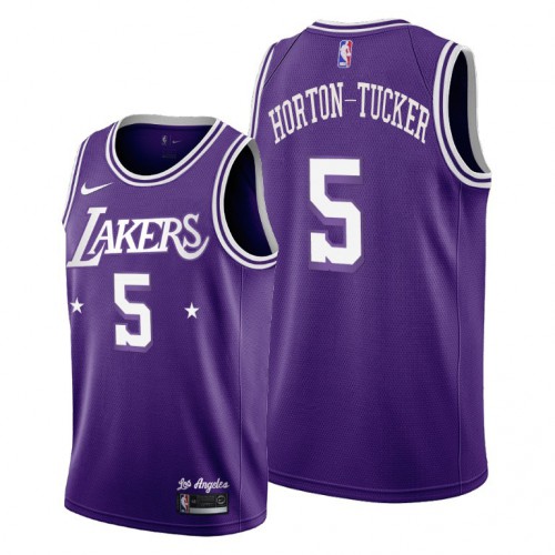Los Angeles Los Angeles Lakers #5 Talen Horton-Tucker Youth 2021-22 City Edition Purple Jersey Youth