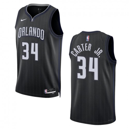 Orlando Orlando Magic #34 Wendell Carter Jr. Unisex Black 2022-23 Swingman Jersey - City Edition Mens