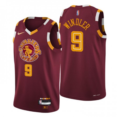 Cleveland Cleveland Cavaliers #9 Dylan Windler Mens Wine 2021/22 Swingman Jersey - City Edition Mens