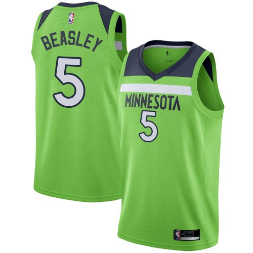Minnesota Timberwolves #5 Malik Beasley Green Womens Swingman Statement Edition Jersey Womens