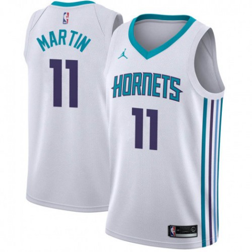 Charlotte Hornets #11 Cody Martin White Youth Jordan Swingman Association Edition Jersey Youth