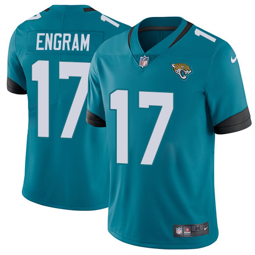 Jaguars #17 Evan Engram Teal Green Alternate Men's Stitched Vapor Untouchable Limited Jersey