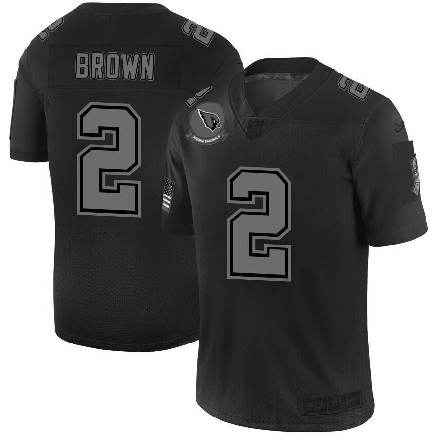Arizona Cardinals #2 Marquise Brown Men's Black 2019 Salute To Service Limited Stitched Jersey