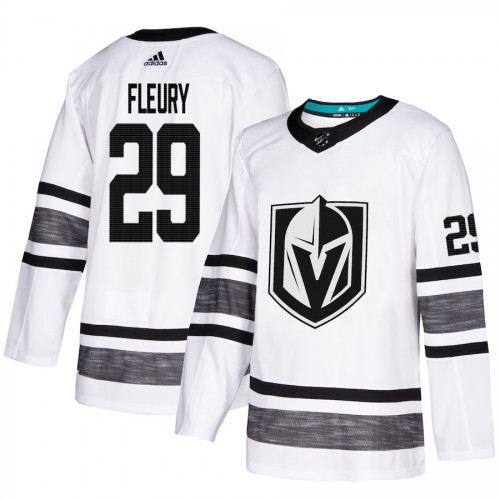 Adidas Golden Vegas Golden Knights #29 Marc-Andre Fleury White Authentic 2019 All-Star Stitched Jersey Men's
