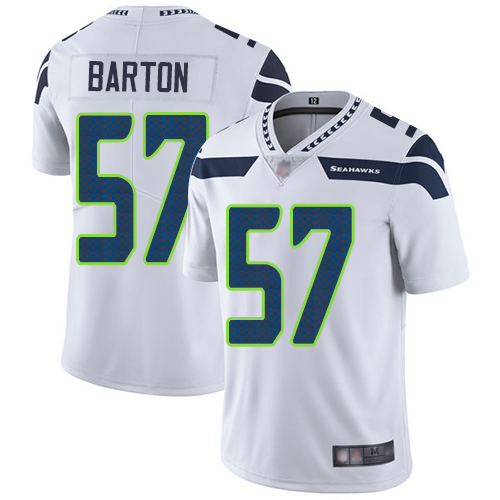 Seattle Seahawks #57 Cody Barton White Men's Stitched Vapor Untouchable Limited Jersey Men's