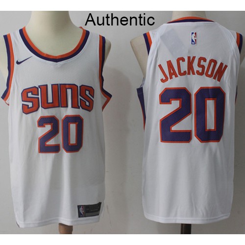 Phoenix Suns #20 Josh Jackson White Authentic Association Edition Jersey Mens