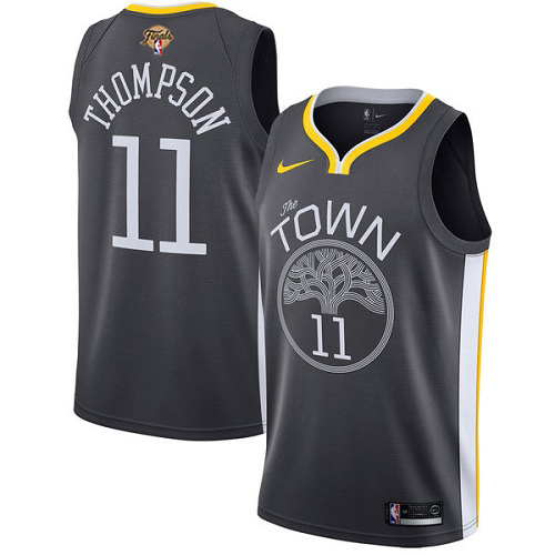 Golden State Golden State Warriors #11 Klay Thompson Womens Black 2022 Finals Swingman Statement Edition Jersey Womens