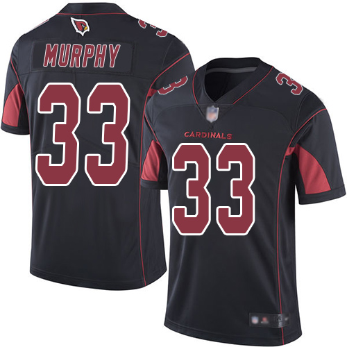 Arizona Cardinals #33 Byron Murphy Black Men's Stitched Limited Rush Jersey Men's
