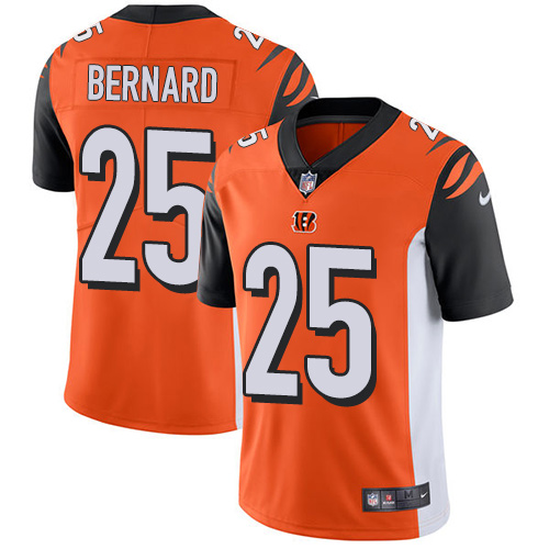 Cincinnati Bengals #25 Giovani Bernard Orange Alternate Youth Stitched Vapor Untouchable Limited Jersey Youth