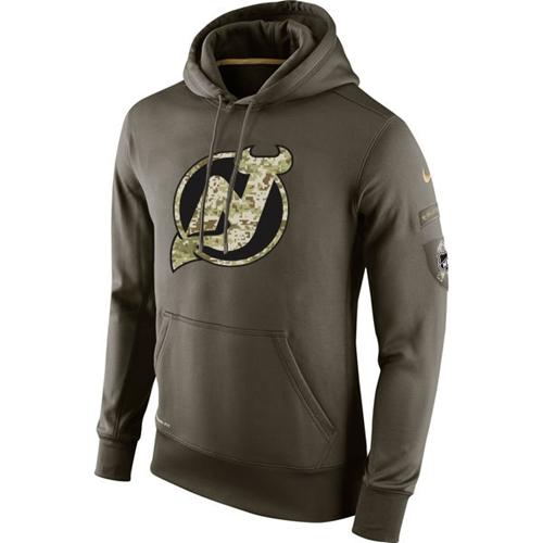 Men's New Jersey Devils Salute To Service Hoodie