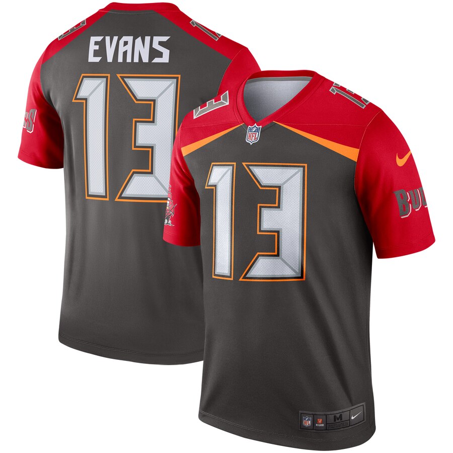 Tampa Bay Buccaneers #13 Mike Evans Inverted Legend Jersey Brown