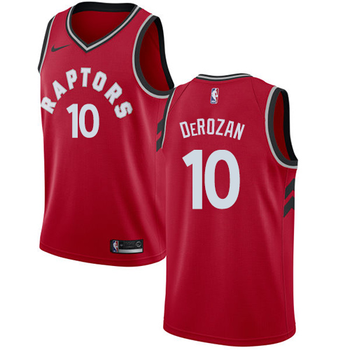Toronto Raptors #10 DeMar DeRozan Red Youth Swingman Icon Edition Jersey Youth