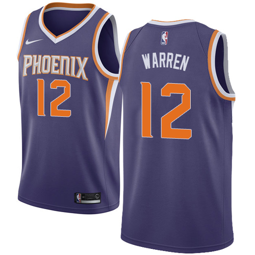 Phoenix Suns #12 T.J. Warren Purple Womens Swingman Icon Edition Jersey Womens