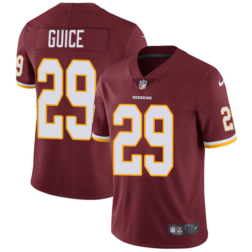Washington Commanders #29 Derrius Guice Burgundy Red Team Color Men's Stitched Vapor Untouchable Limited Jersey Men's