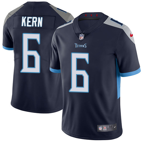 Tennessee Titans #6 Brett Kern Navy Blue Team Color Youth Stitched Vapor Untouchable Limited Jersey Youth