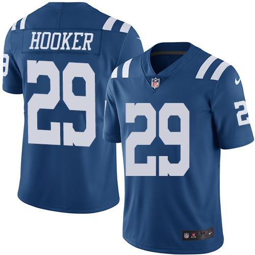 Indianapolis Colts #29 Malik Hooker Royal Blue Youth Stitched Limited Rush Jersey Youth
