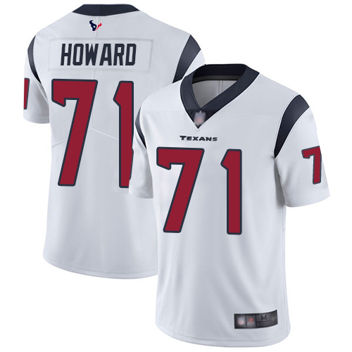 Houston Texans #71 Tytus Howard White Men's Stitched Vapor Untouchable Limited Jersey Men's