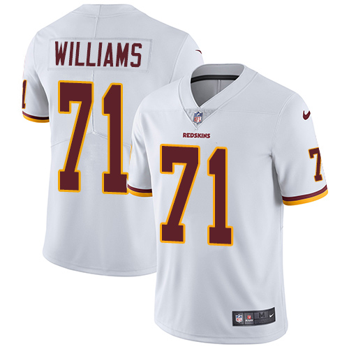 Washington Commanders #71 Trent Williams White Youth Stitched Vapor Untouchable Limited Jersey Youth