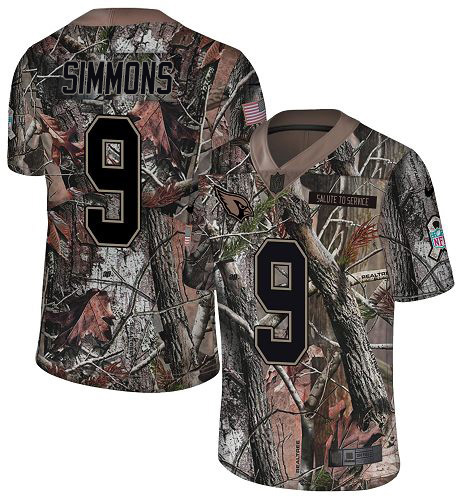 Cardinals #9 Isaiah Simmons Camo Youth Stitched Limited Rush Realtree Jersey