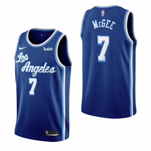 Los Angeles Los Angeles Lakers #7 Javale Mcgee Blue 2019-20 Classic Edition Stitched Jersey Mens