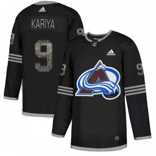 Adidas Colorado Avalanche #9 Paul Kariya Black Authentic Classic Stitched Jersey Men's